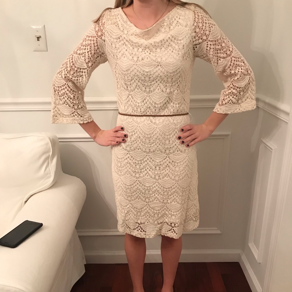 Sharagano dress with belt